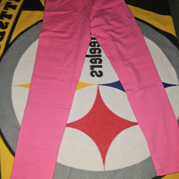 Cat & Jack Bright Pink Kids Leggings - Picture 2 of 3